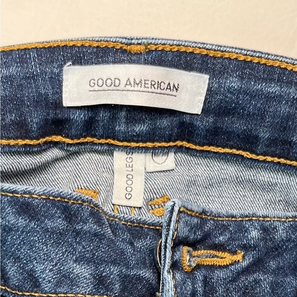 GOOD AMERICAN GOD LEGS STRAIGHT JEANS SIZE 10/30 - Picture 6 of 9